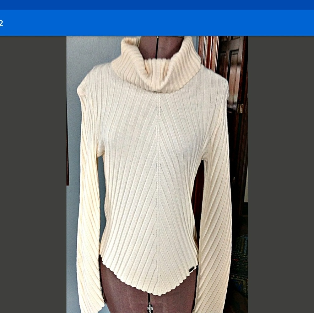 GEIGER Ivory Sweater Ribbed
